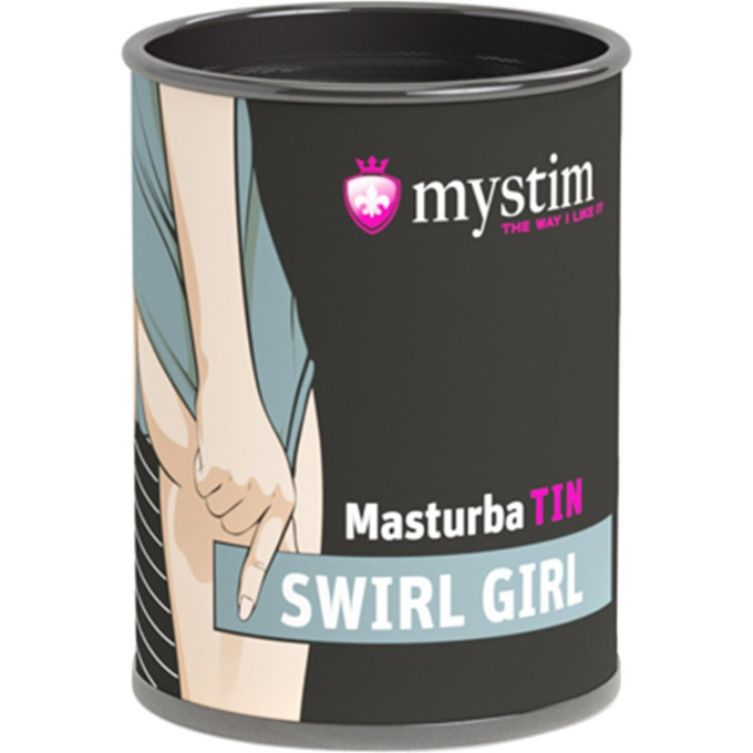 Минимастурбатор MYSTIM MasturbaTIN Swirl Girl Waves 46292